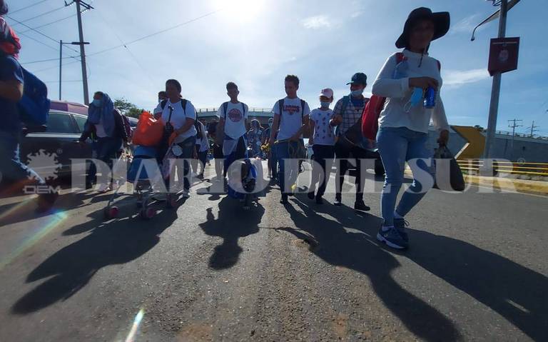 Quinta caravana migrante sale de Tapachula Chiapas a Estados